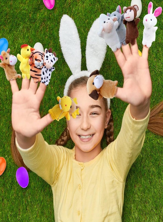 LUKBERA 20 Pcs Easter Eggs Filled with Finger Puppets, Plastic Egg with Cartoon Animal Puppets for Kids Easter Egg Hunt Basket Stuffers Fillers Party Favor Classroom Prize - Image 5
